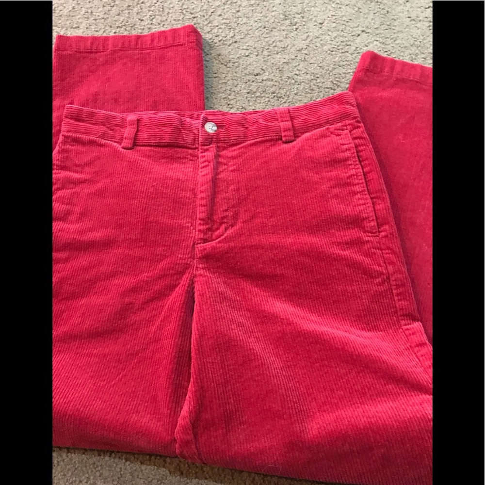 Boys red corduroys by vineyard vines size 16